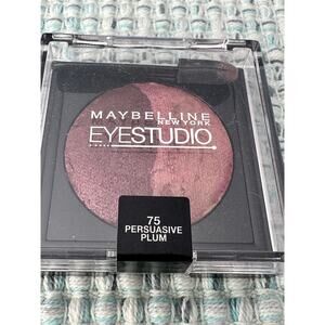 NEW MAYBELLINE EYESTUDIO #75 PERSUASIVE PLUM 0.09 oz. SEALED